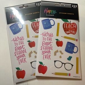 Happy Planner Inspirational School Stickers
